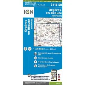 2118 SB ORGERES EN BEAUCE 1 25 000