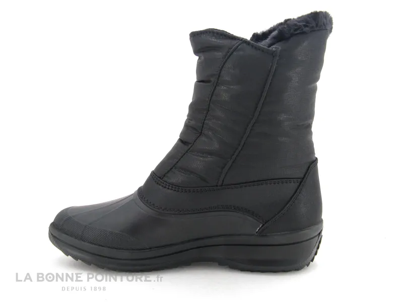 Achat chaussures Antarctica Femme Botte Pluie Neige, vente Antarctica 6420 caoutchouc noir