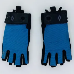 Black Diamond Crag Half Finger Gloves - Seconde main Gants - Bleu - L | Hardloop