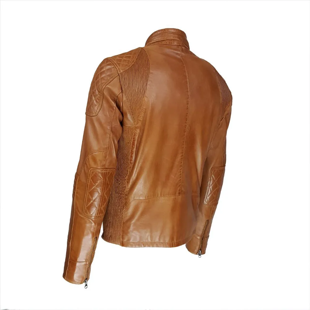 blouson cuir homme motard