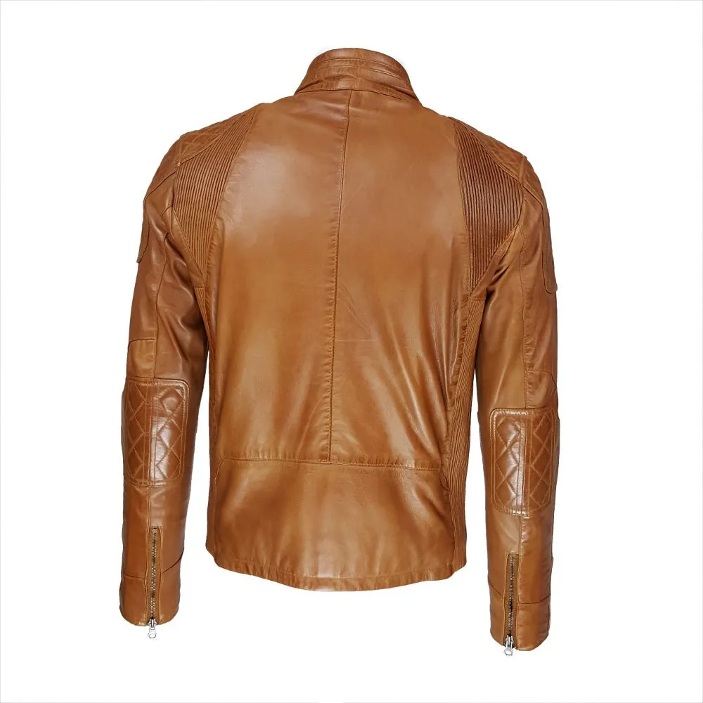 blouson cuir homme motard