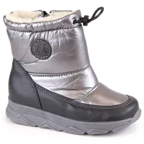 Bottes de neige imperméables pour enfants avec membrane isolée, gris Kornecki 6896