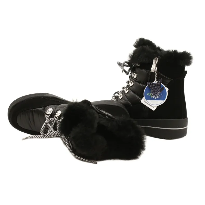 Bottes de neige noires imperméables Caprice 26240-29 019 le noir