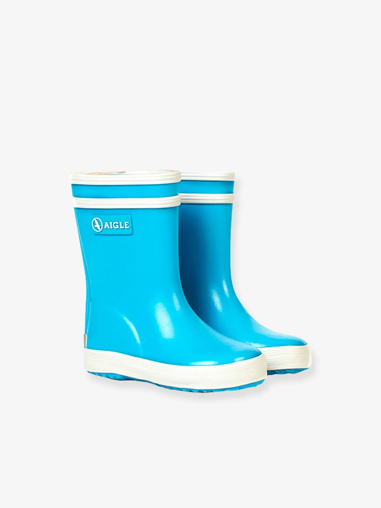 Bottes de pluie bébé Baby Flac AIGLE® bleu ciel - Aigle