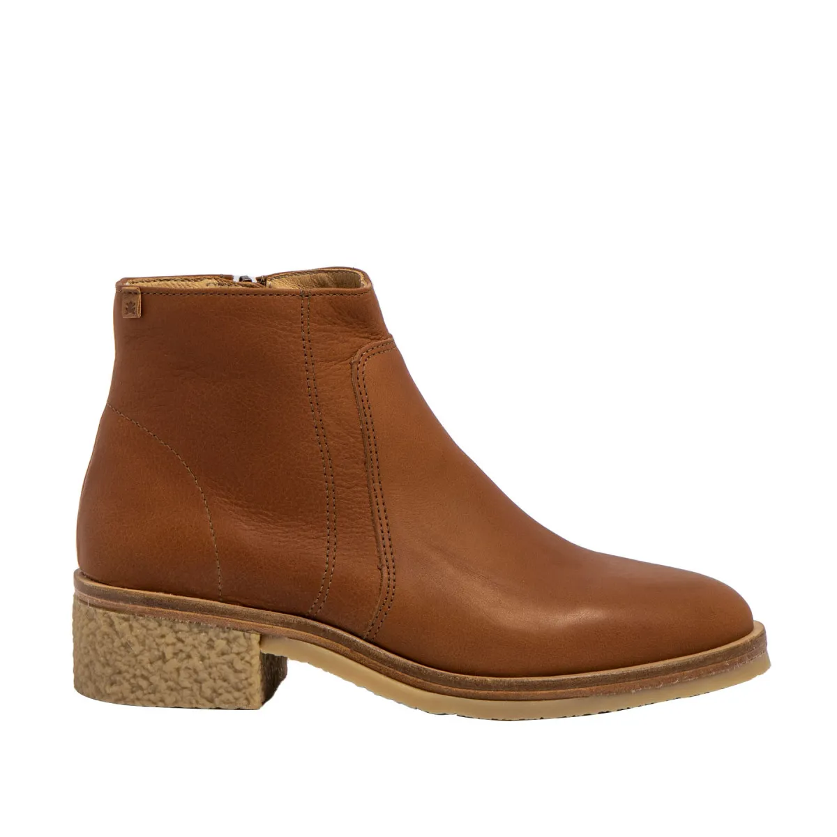 Bottines basses en cuir - Marron