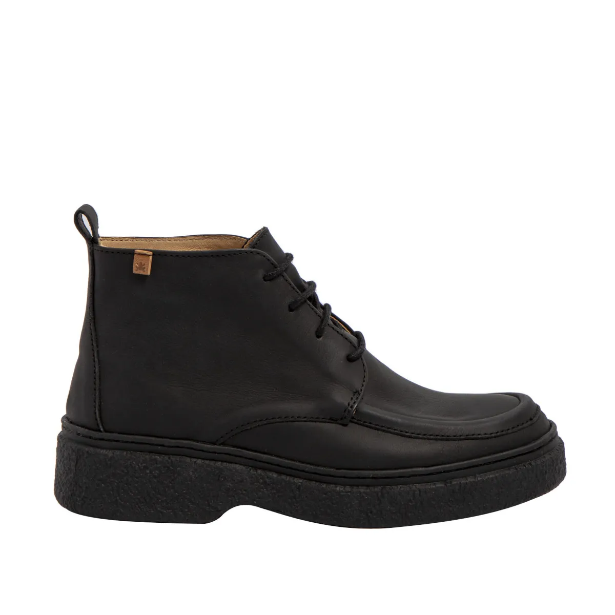 Bottines basses en cuir - Noir