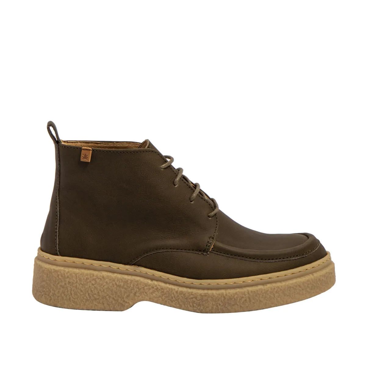 Bottines basses en cuir - Vert