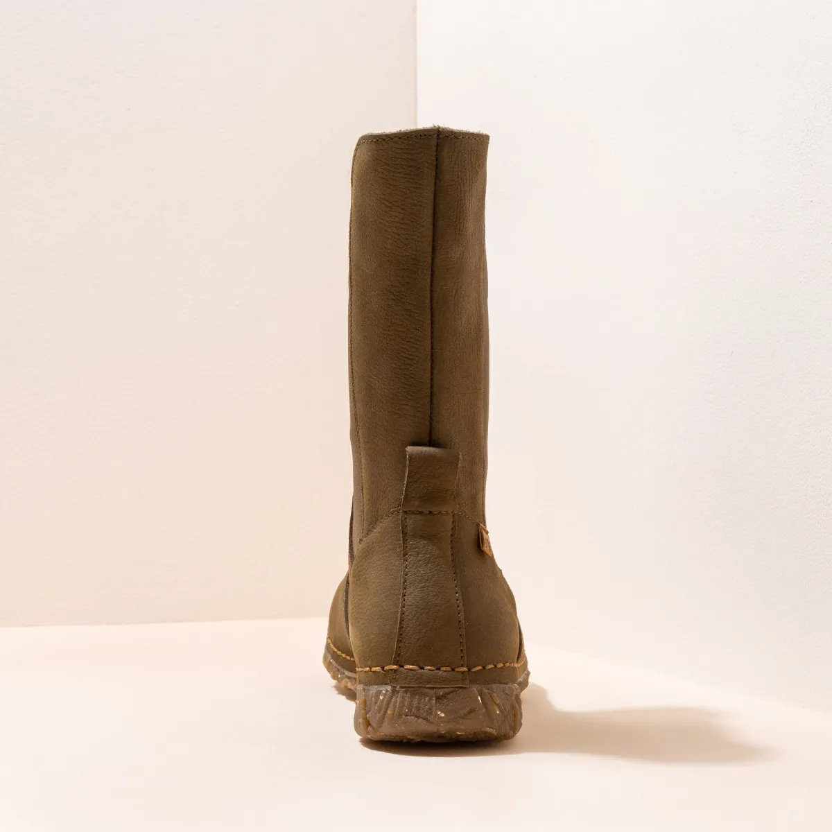 Bottines chelsea montantes - Kaki