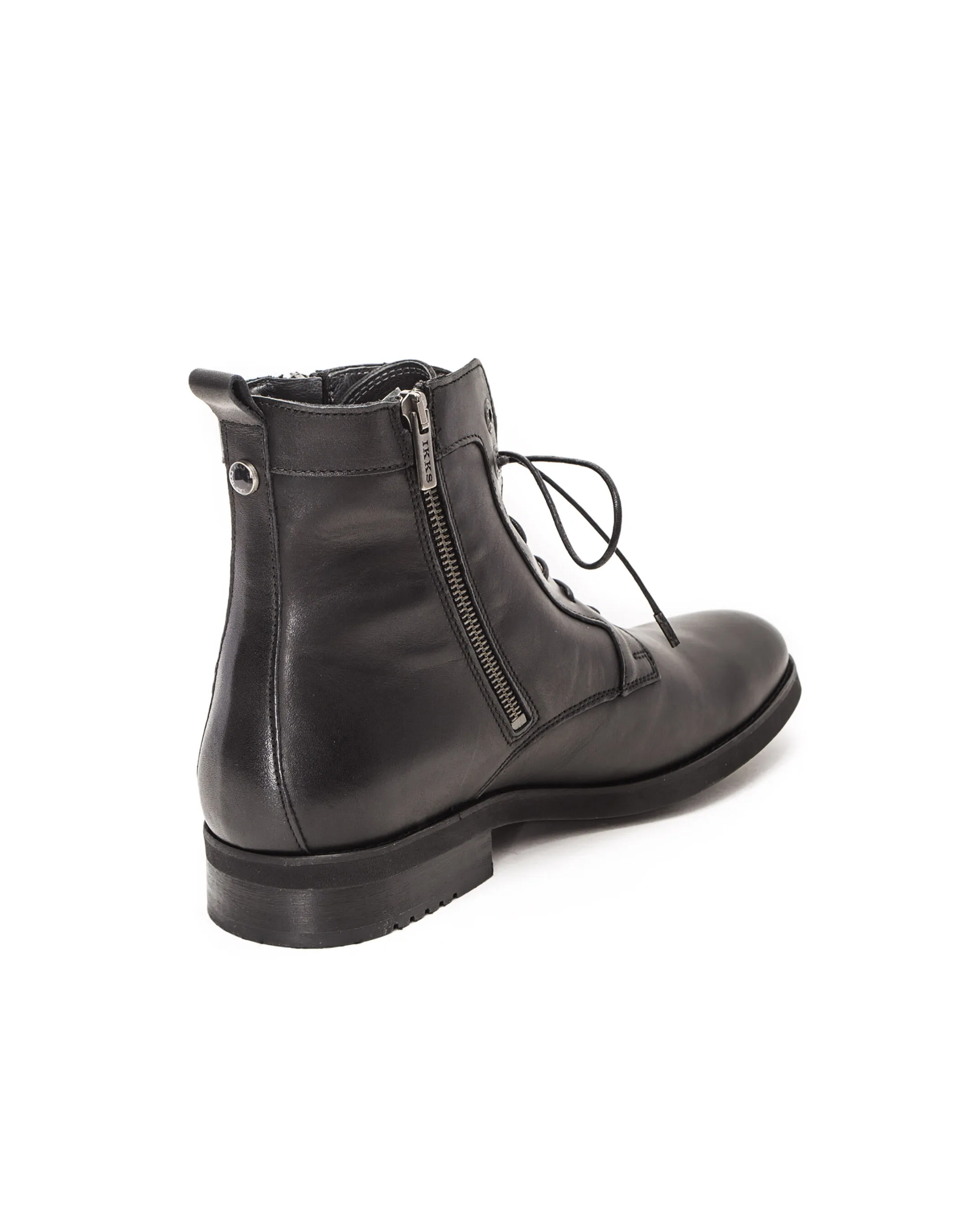 Bottines en cuir homme