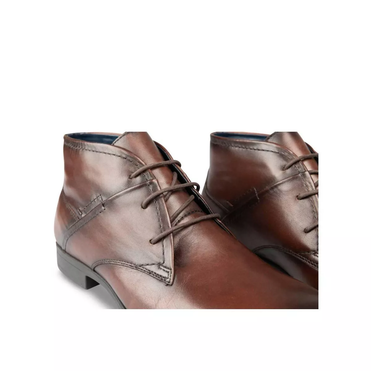 Bottines MARRON B-BLAKE CUIR