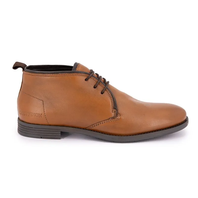 Bottines Marron Cuir Cognac Homme CHEVIGNON à prix dégriffé ! | 