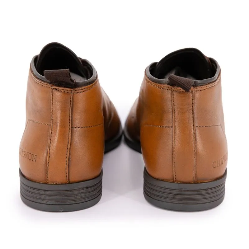 Bottines Marron Cuir Cognac Homme CHEVIGNON à prix dégriffé ! | 