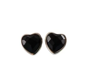 Boucles d’Oreilles Noir Vintage