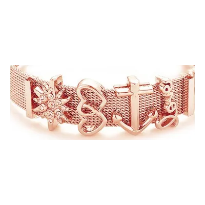 Bracelet femme tendance Ancre rose gold