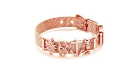 Bracelet femme tendance Ancre rose gold