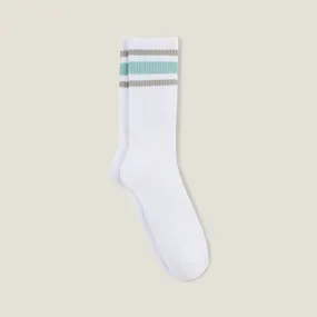 Chaussettes hautes de sport Blanc | Jules