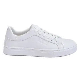 Chaussures de sport Big Star en mousse à mémoire de forme pour hommes LL174193 Blanc blanche