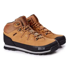 Chaussures de trekking chaudes pour hommes Big Star EE174438 Camel brun