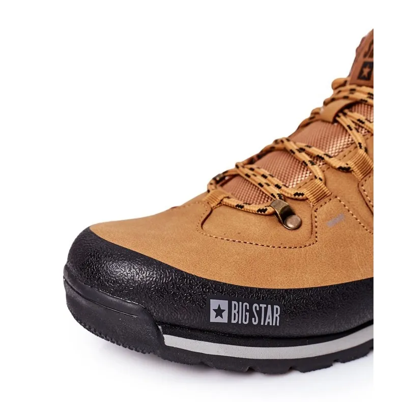 Chaussures de trekking chaudes pour hommes Big Star EE174438 Camel brun