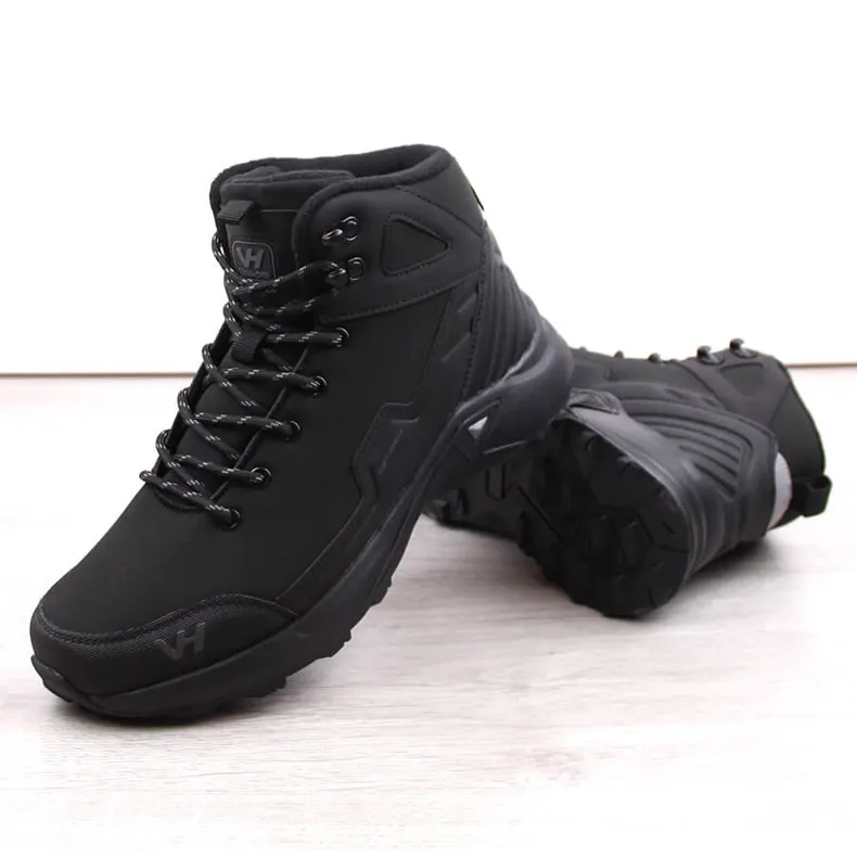 Chaussures de trekking pour hommes le noir