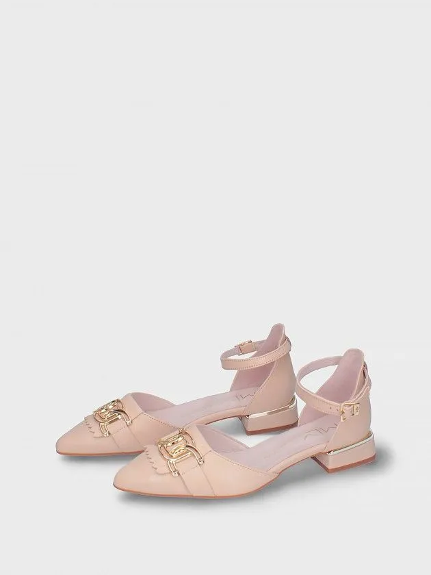 Chaussures Nude Talon Bas Lea 79