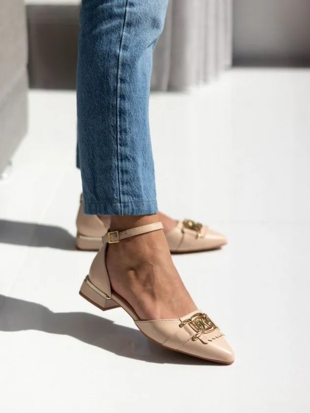 Chaussures Nude Talon Bas Lea 79