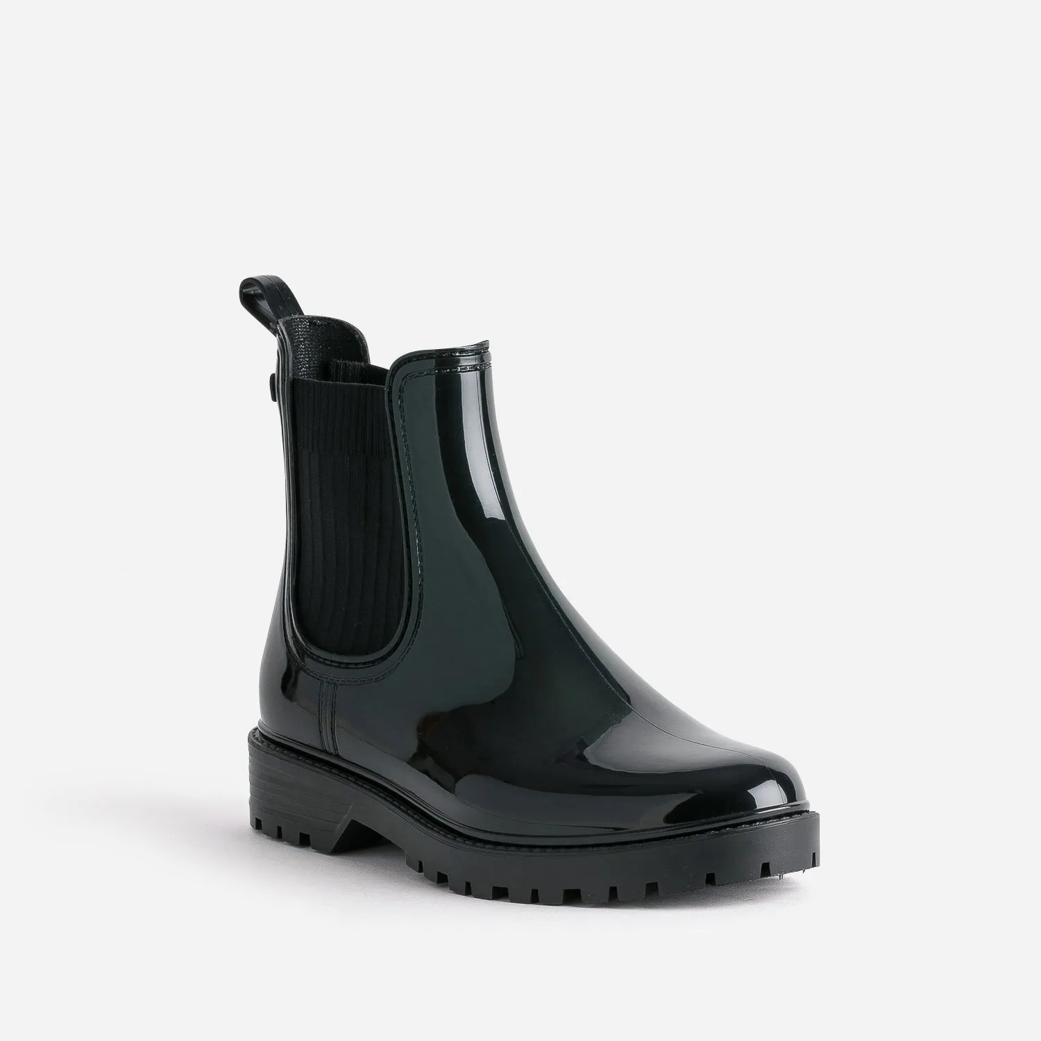 Chelsea boots de pluie IGOR noir - Boots / bottines Femme | ERAM