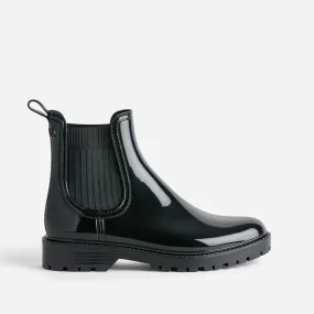 Chelsea boots de pluie IGOR noir - Boots / bottines Femme | ERAM