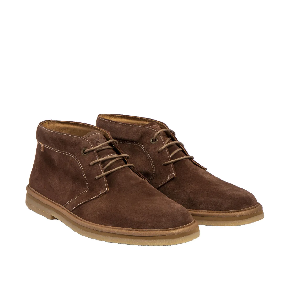 Derbies chics en daim - Marron