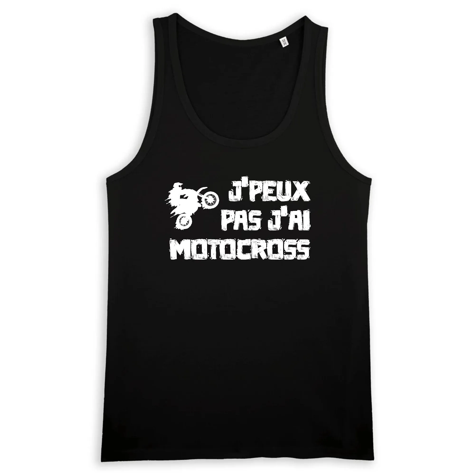 Débardeur Homme J'peux pas j'ai motocross