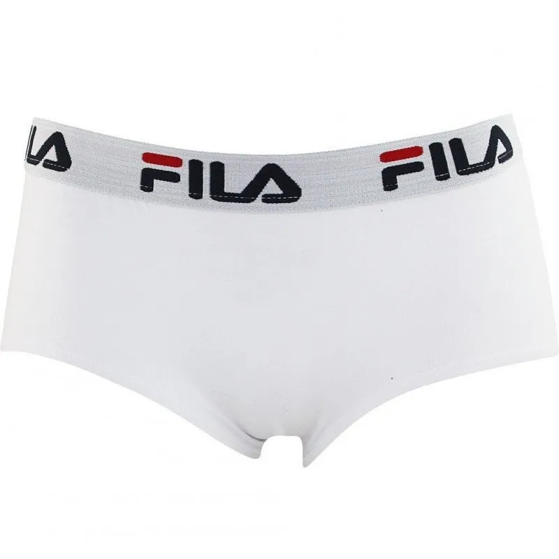 FILA Boxer Femme Coton CEINT Blanc