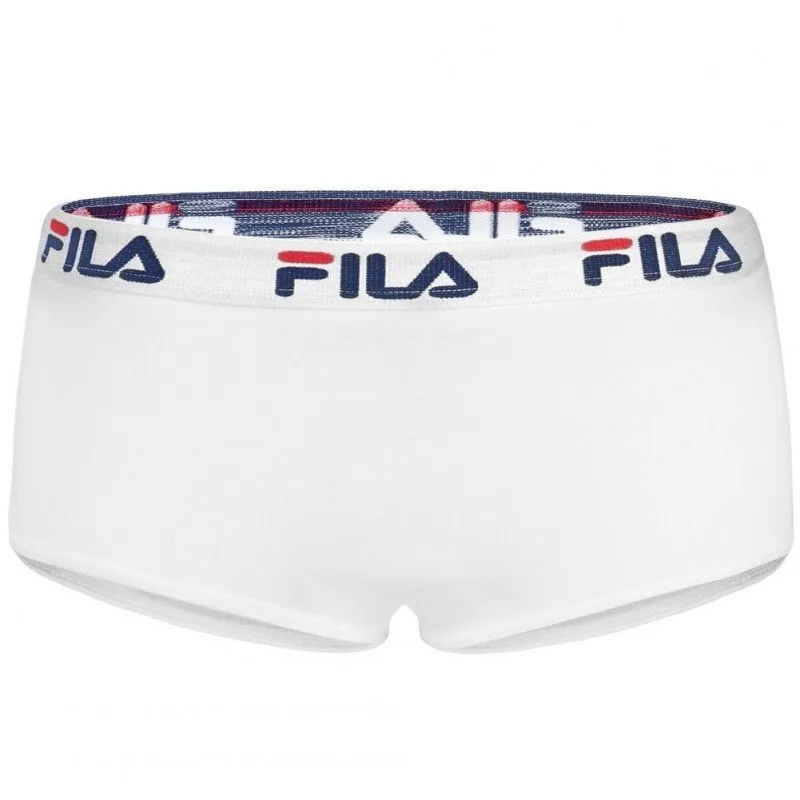 FILA Boxer Femme Coton CEINT Blanc