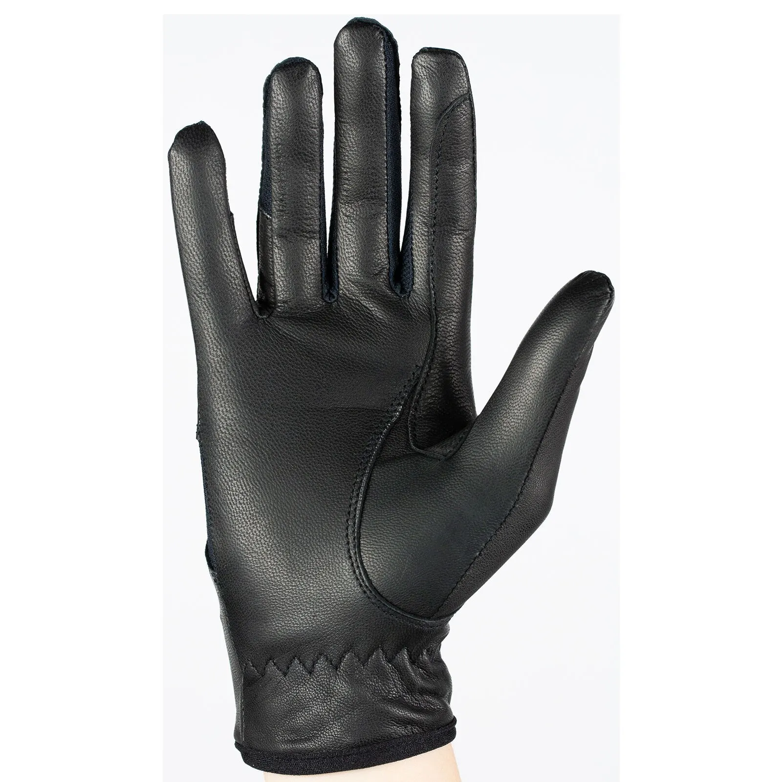 Gants cuir et mesh femme Horze - Confort et élégance avec un mors scintillant