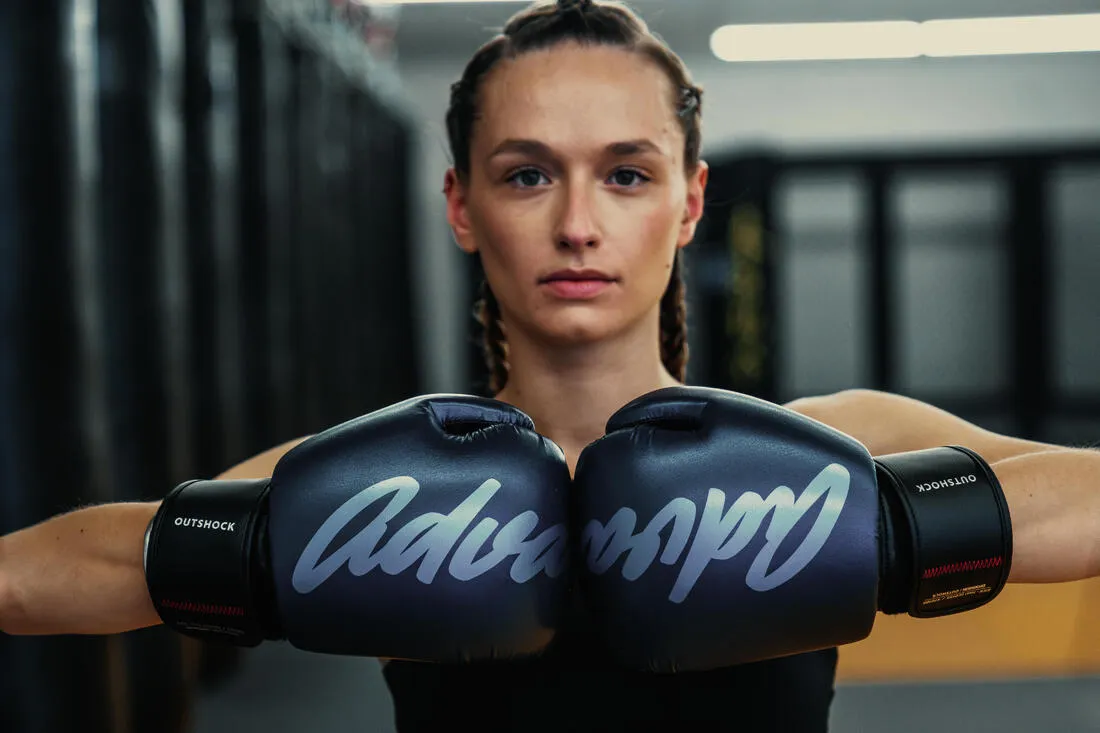 Gants de kick-boxing, muay-tha - bleus