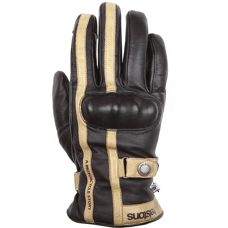 Gants TINTA HELSTONS NOIR-BEIGE - MAXXESS.FR, Gants moto hiver