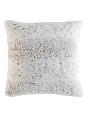 Housse de coussin imitation fourrure Douceur Alaska - Beige