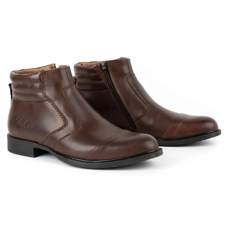 Joker Chaussures d'hiver homme 323J marron brun