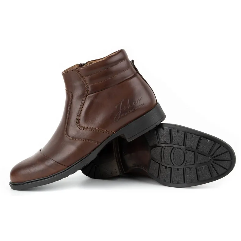 Joker Chaussures d'hiver homme 323J marron brun