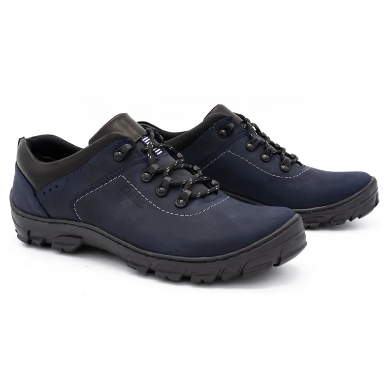 Kampol Chaussures trekking homme 36 bleu marine