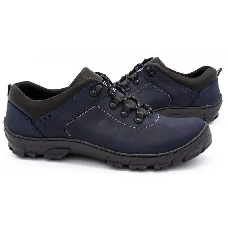 Kampol Chaussures trekking homme 36 bleu marine