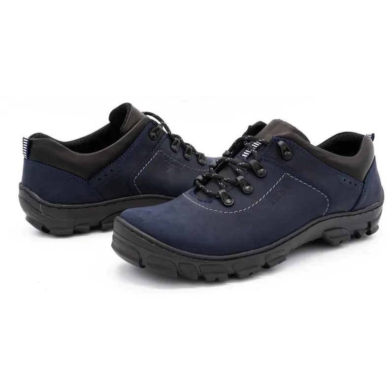 Kampol Chaussures trekking homme 36 bleu marine