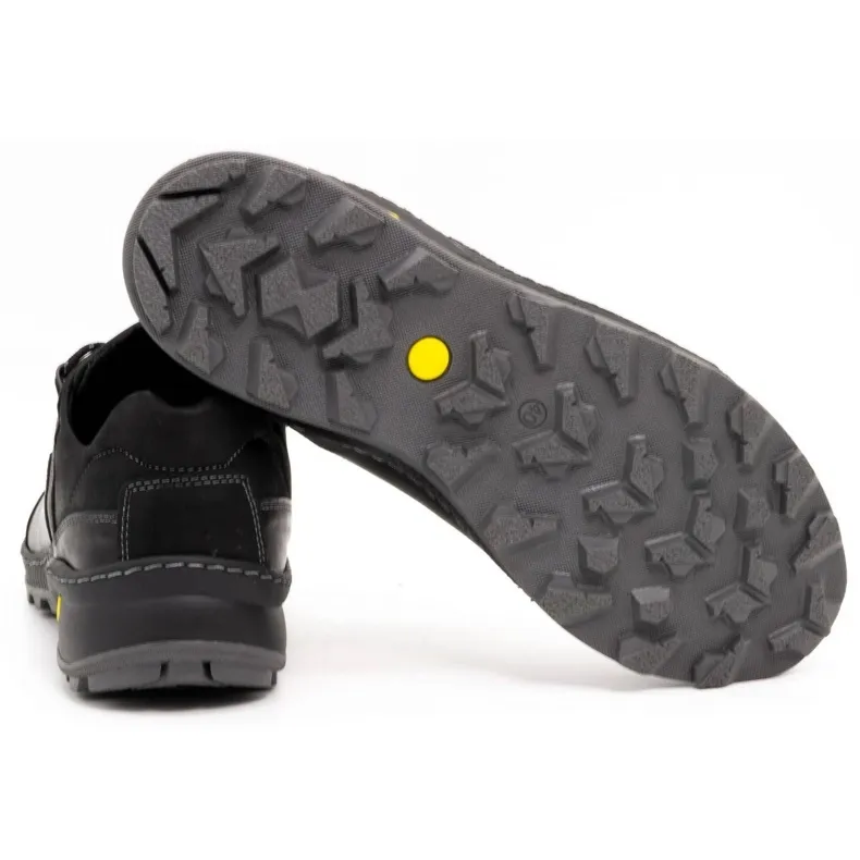 KENT Chaussures de trekking pour hommes noires 515 le noir