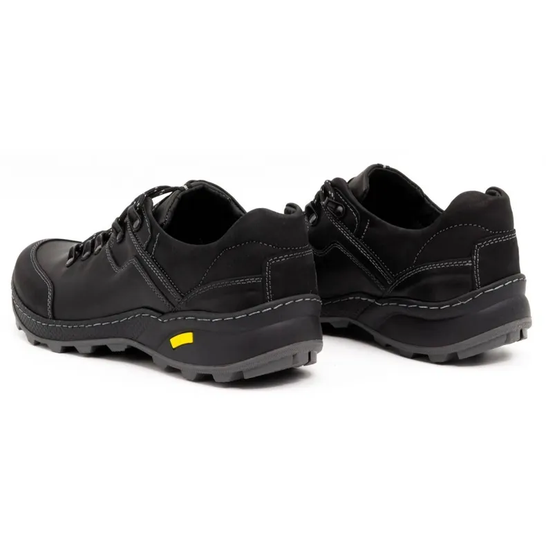 KENT Chaussures de trekking pour hommes noires 515 le noir