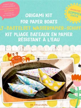 kit de pliage de bateaux en papier résistant à l'eau - Multi-couleur - N/A