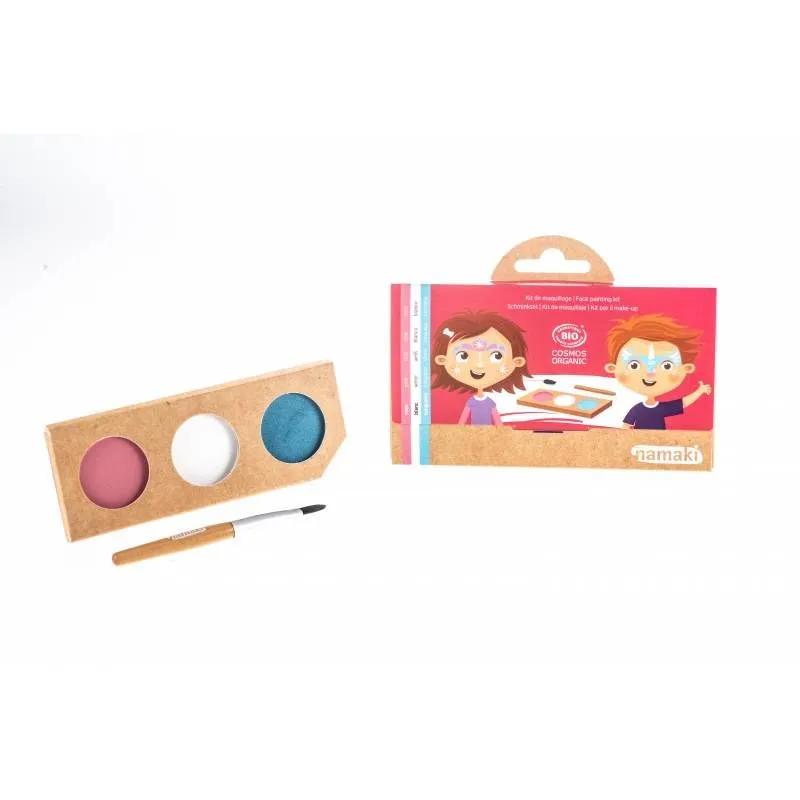 Kit maquillage 3 couleurs Princesse et Licorne Cosmos Organic Namaki - Le petit Souk