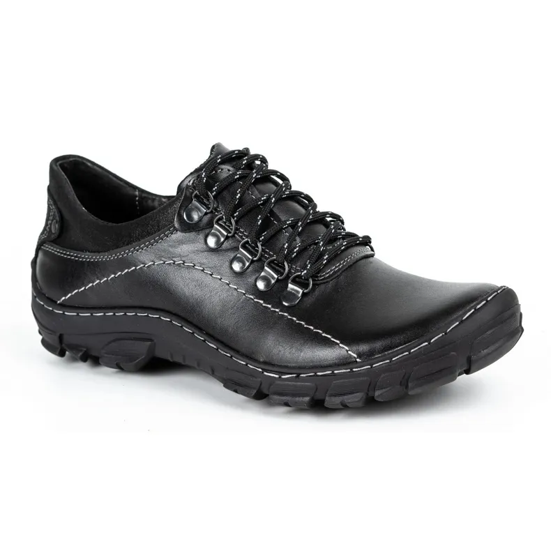 KOMODO Chaussures trekking homme cuir 700 noir le noir