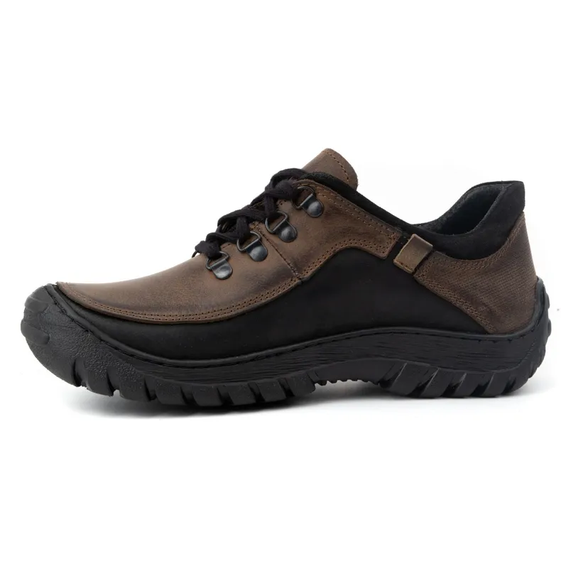 KOMODO Chaussures trekking homme cuir 917K marron brun