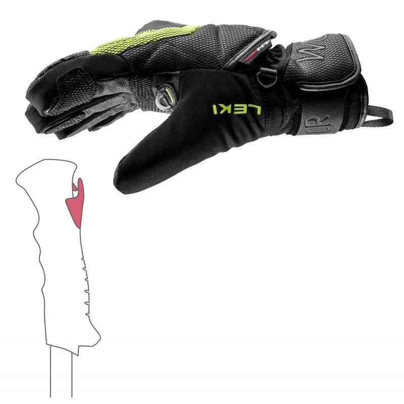 Leki Worldcup Race Coach 3D Junior - Gants ski enfant | Hardloop