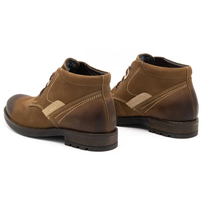 Olivier Chaussures d'hiver pour hommes 1028 marron brun