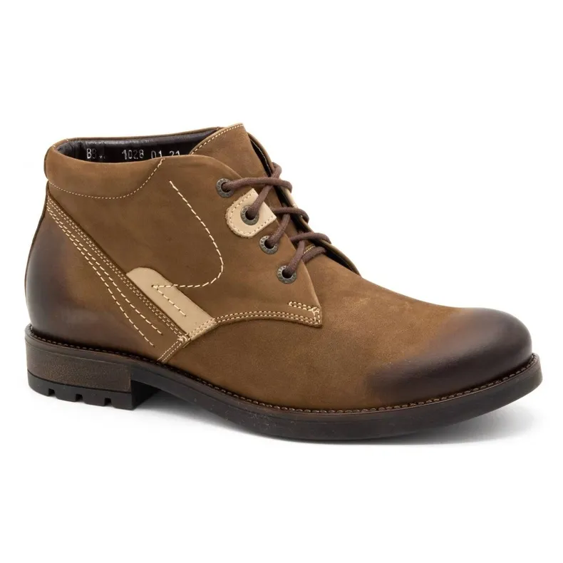 Olivier Chaussures d'hiver pour hommes 1028 marron brun